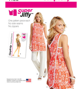 Simplicity S1133 Misses Wrap Tunic