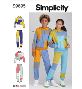 S9695 Girls and boys Hoodie and Jogger Set