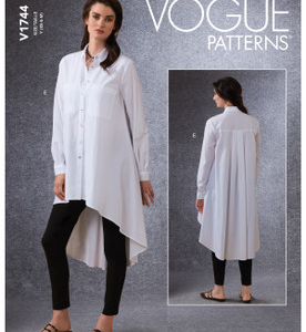 Vogue V1744 Misses Long Tunic